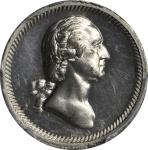 1876 Washington by Soley / Childrens Ball Medalet. White Metal. 18 mm. Musante GW-471, Baker-421C. M