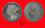 1875(H)年香港维多利亚银币贰毫样币，罕见极高评分Victoria, Proof Silver 20 Cents, 1875H (Ma C28). PCGS SP67 金盾