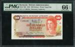 BERMUDA, Bermuda Monetary Authority, $100, 14 November 1984, serial number A/1 100100, signatures Gi