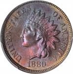 1880 Indian Cent. MS-65 BN (PCGS).