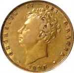 GREAT BRITAIN. Sovereign, 1825. London Mint. George IV. PCGS VF-30.