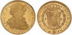 1790年墨西哥卡洛斯四世国王像8S金币