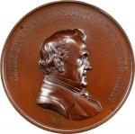 1857 James Buchanan Indian Peace Medal. Bronze. First Size. "Second" Reverse. Julian IP-36, Prucha-U