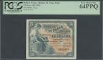 Banque du Congo Belge, 5 francs, 10th January 1943, serial number J969448, green, woman at left with