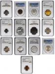 MIXED LOTS. Group of European Mixed Denominations (13 Pieces), ca. 1556-1981. All NGC or PCGS Gold S