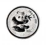 2000年中国人民银行发行熊猫银币