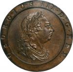 GREAT BRITAIN. 2 Pence, 1797. Soho (Birmingham) Mint. George III. NGC MS-63 Brown.