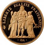 1971年法国10法郎金币。加厚板。FRANCE. Gold 10 Francs Piefort, 1971. Paris Mint. NGC PROOF-66 Ultra Cameo.