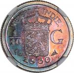 Netherlands Indies, 1/10 Guilder silver 1930, proof,NGC PF 65 (NGC Cert # 2766961-011). NGC reports 
