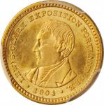 1904 Lewis and Clark Exposition Gold Dollar. MS-63 (PCGS).