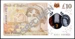Bank of England, Victoria Cleland, £10 on polymer, ND (14 September 2017), serial number AA01 000051