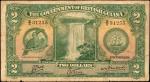 BRITISH GUIANA. Government of British Guiana. 2 Dollars, 1938. P-13b. Fine.