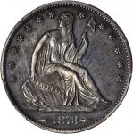 1873 Liberty Seated Half Dollar. Arrows. Proof-63 (PCGS).