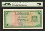 SYRIA. Institut dEmission de Syrie. 50 Livres, ND (1950s). P-77. PMG Very Fine 20.