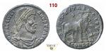 GIULIANO II  (361-363)  Ae 27 (Doppia Maiorina) Costantinopoli  D/ Busto diademato, corazzato e drap