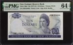 NEW ZEALAND. Lot of (2). Reserve Bank of New Zealand. 10 Dollars, ND (1977-81). P-166d. Consecutive.