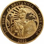 2022 Britannia 2oz Gold 200 Pounds. Commemorative Series. Queen Elizabeth II. Trial of the Pyx Test 