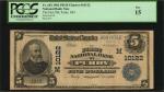 Purdy, Missouri. $5 1902 Plain Back. Fr. 602. The First NB. Charter #10122. PCGS Currency Fine 15.