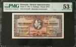 BERMUDA. Bermuda Government. 5 Shillings, 1947. P-14. PMG About Uncirculated 53 EPQ.