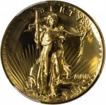 MMIX (2009) Ultra High Relief $20 Gold Coin. Chief Engraver John M. Mercanti Signature. MS-70 PL (PC
