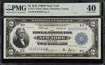 Fr. 752. 1918 $2 Federal Reserve Bank Note. New York. PMG Extremely Fine 40.