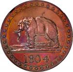CEYLON. 1/48 Rixdollar, 1804. Birmingham (Soho) Mint. George III. NGC Proof Details--Polished.