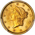 1852 Gold Dollar. MS-66+ (PCGS).