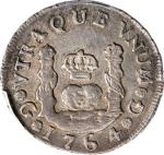 GUATEMALA. Real, 1764-G P. Guatemala Mint. Charles III. PCGS AU-50.