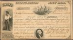[United States of America]. United States Navy Bill. Second of Exchange for $20,000. February 6, 188