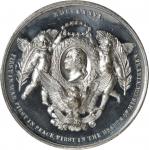 1876 Danish Medal. MDCCLXXVI Obverse. Musante GW-932, Baker-426B. White Metal. MS-65 DPL (NGC).