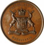 CANADA. New Brunswick. Centennial of Freemasonry Bronze Medal, 1884. UNCIRCULATED.