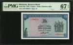 RHODESIA. Reserve Bank of Rhodesia. 1 Dollar, 1979. P-38a. PMG Superb Gem Uncirculated 67 EPQ.