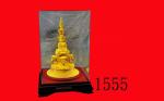 镀金「金顶开光十六普贤菩萨像」Gold Plated Buddha Statue  44 x 29 x 29cm
