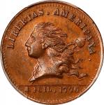 Pennsylvania--Philadelphia. "1776" (1876) Lingg & Bro. Muling of Centennial Dies A and B. Copper. Pl