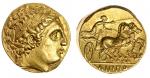 Kingdom of Macedon, Philip II (359-336 BC), AV Stater, c. 340/336-328, Pella, laureate head of Apoll