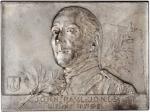 1905 (1906) John Paul Jones Plaque. Silver. 80 mm x 60 mm. 158.9 grams. By Victor David Brenner. Mil
