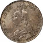 GREAT BRITAIN. Double Florin (4 Shillings), 1887. London Mint. Victoria. PCGS MS-64.