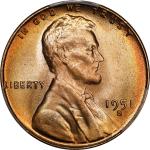1951-S Lincoln Cent. MS-67 RD (PCGS).