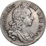 Great Britain. 1696. Silver. F. Crown. William III First Bust Silver Crown