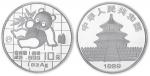 1989年熊猫P版精制纪念银币1盎司 PCGS Proof 69