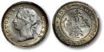 1900年香港五仙银币一枚