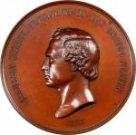 1853 Franklin Pierce Indian Peace Medal. Bronze. First Size. First Obverse. Julian IP-32. Prucha-49.