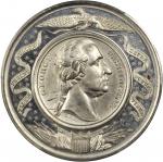 (ca. 1859) Talem Ferent Nullum - Browns Equestrian Statue Medal. White Metal. 51 mm. Musante GW-312,