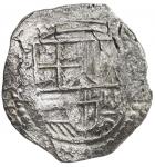 Potosi, Bolivia, cob 8 reales, Philip III, assayer M, Grade 1.
