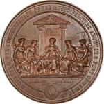 1898 Greater New York (Charter Day) Medal. By Edward Hagaman Hall, Dies by Tiffany & Co. Miller-13. 