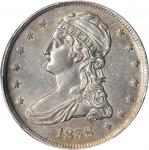 1838 Capped Bust Half Dollar. Reeded Edge. HALF DOL. GR-12. Rarity-4. AU Details--Cleaned (PCGS).