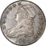 1827 Capped Bust Half Dollar. O-121. Rarity-7+ as a Proof. Square Base 2. Proof-63 (PCGS).