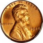 1948 Lincoln Cent. MS-67 RD (PCGS).