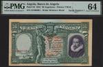 Banco de Angola, 50 Angolares, 1st of March 1951, red serial number 41BN 00001, (Pick 84a, BNB 410),