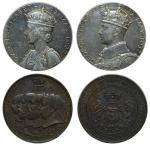 Great Britain, lot of 2x Medals, Queen Victorias Diamond Jubilee, 1897 and King Goerge VIs Coronatio